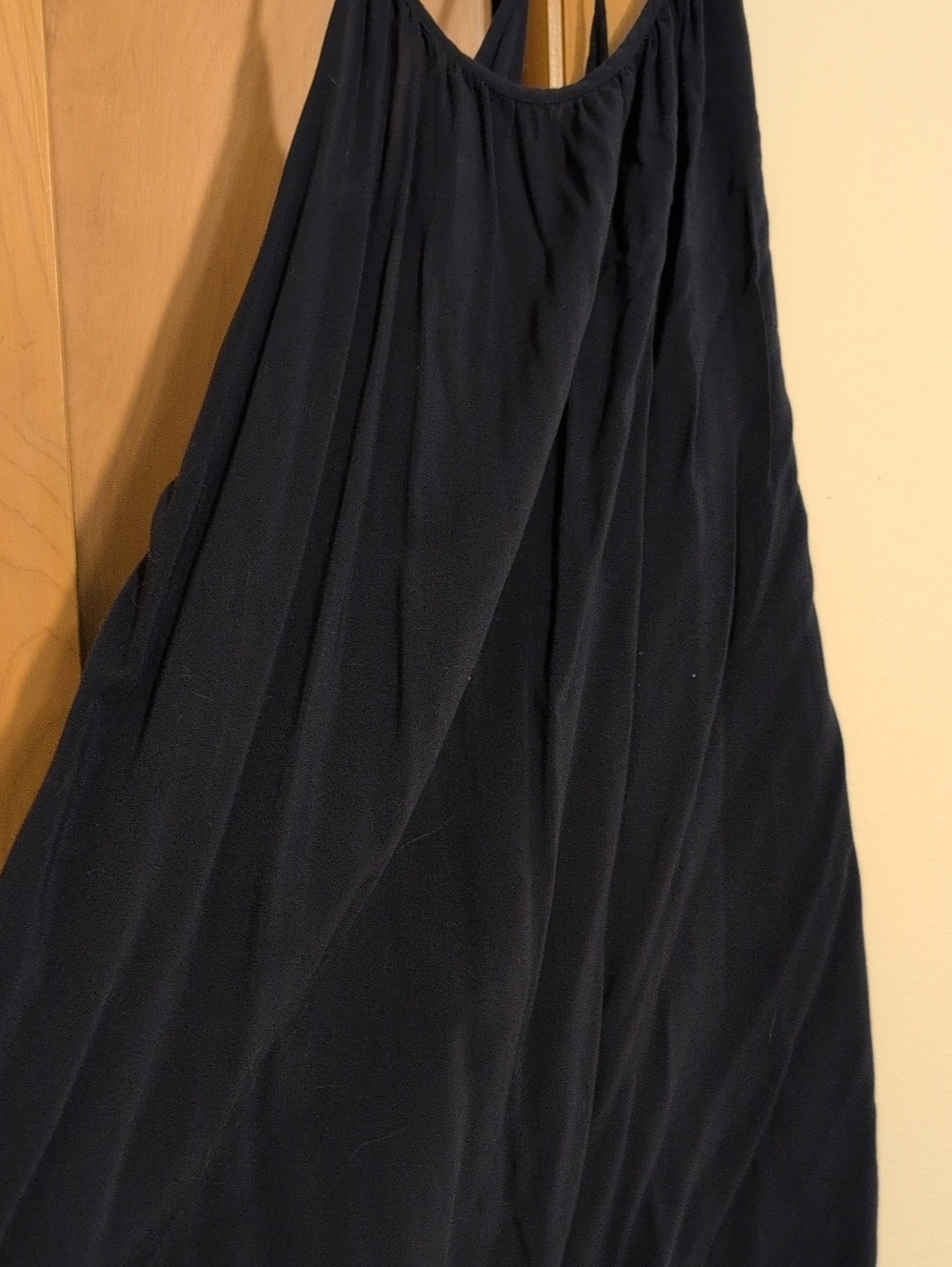 Hollister Navy Dress with Soft Pleats